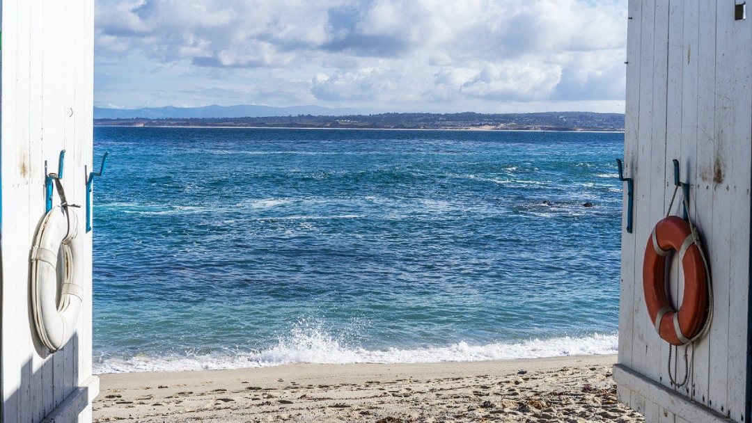 Monterey beach view, California