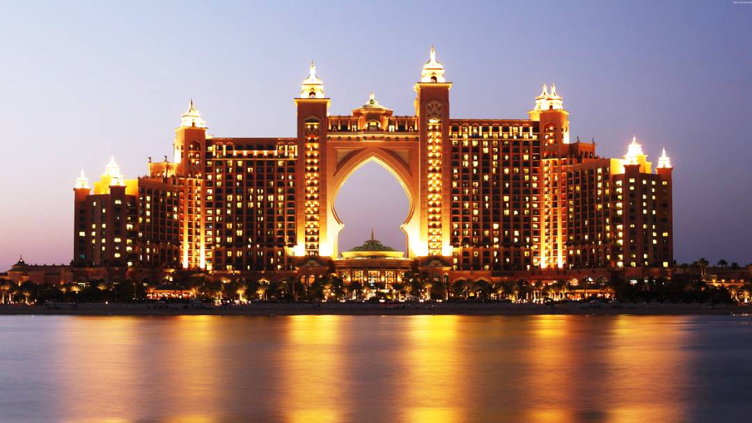 The Palm resort in Dubai