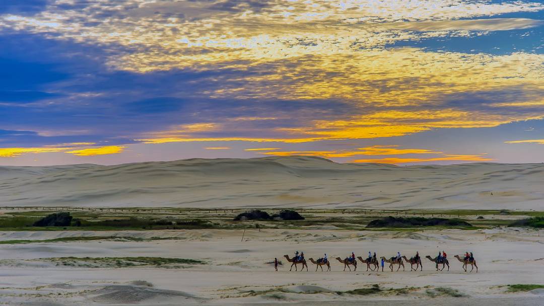 panoramic view of Egyptian desert