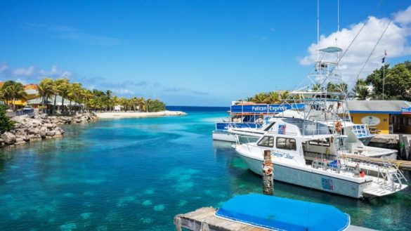 Willemstad lagoon Curacao