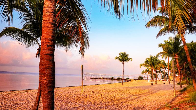 romantic sunset Key West, Florida