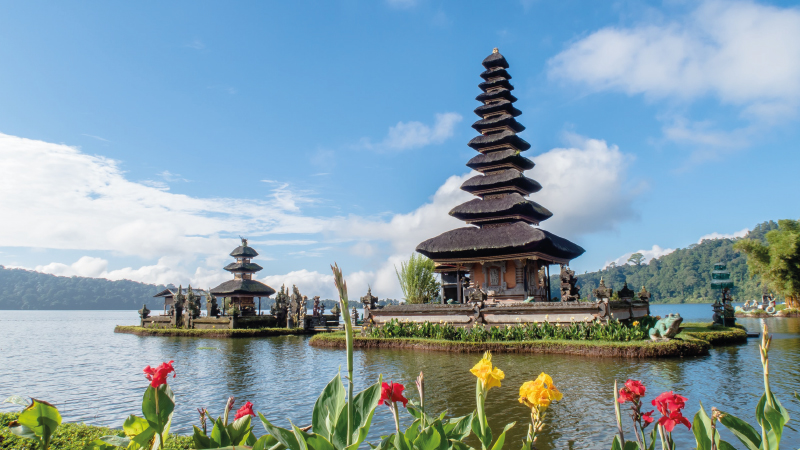 a temple in Indonesia