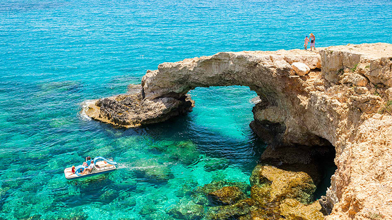 beach cove in Cyprus