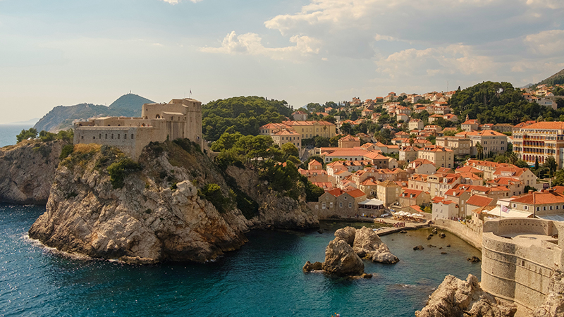 areal view Dubrovnik, Croatia